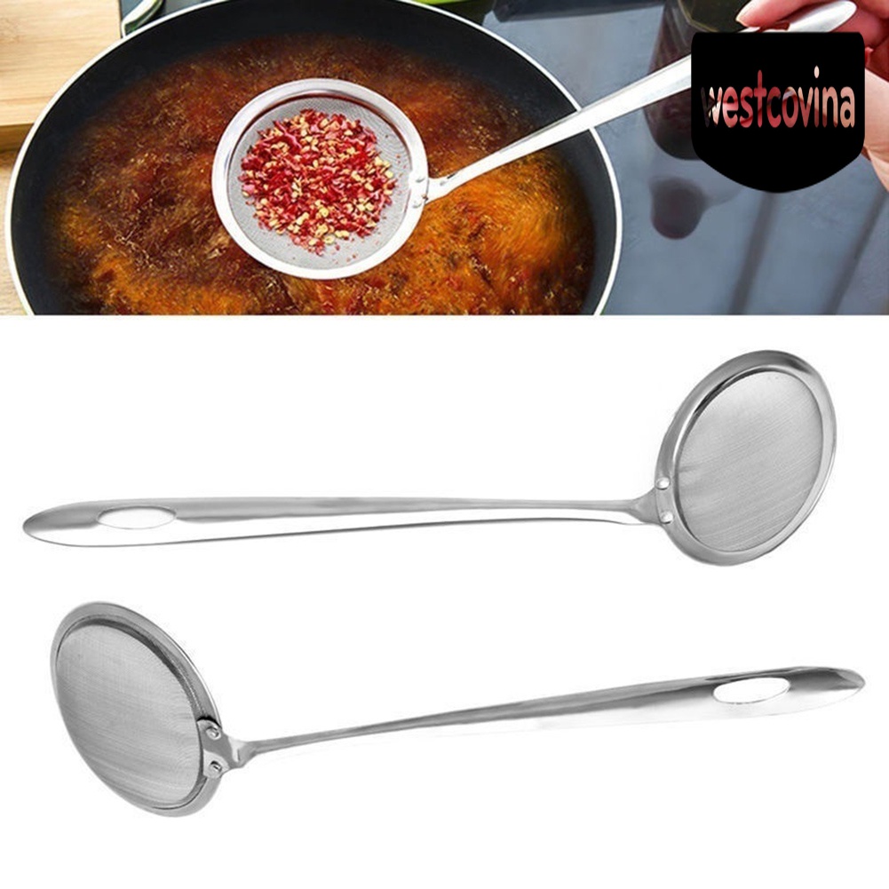[Hot]☀ Vá Lưới Vớt Thức Ăn Bằng Thép Không Gỉ