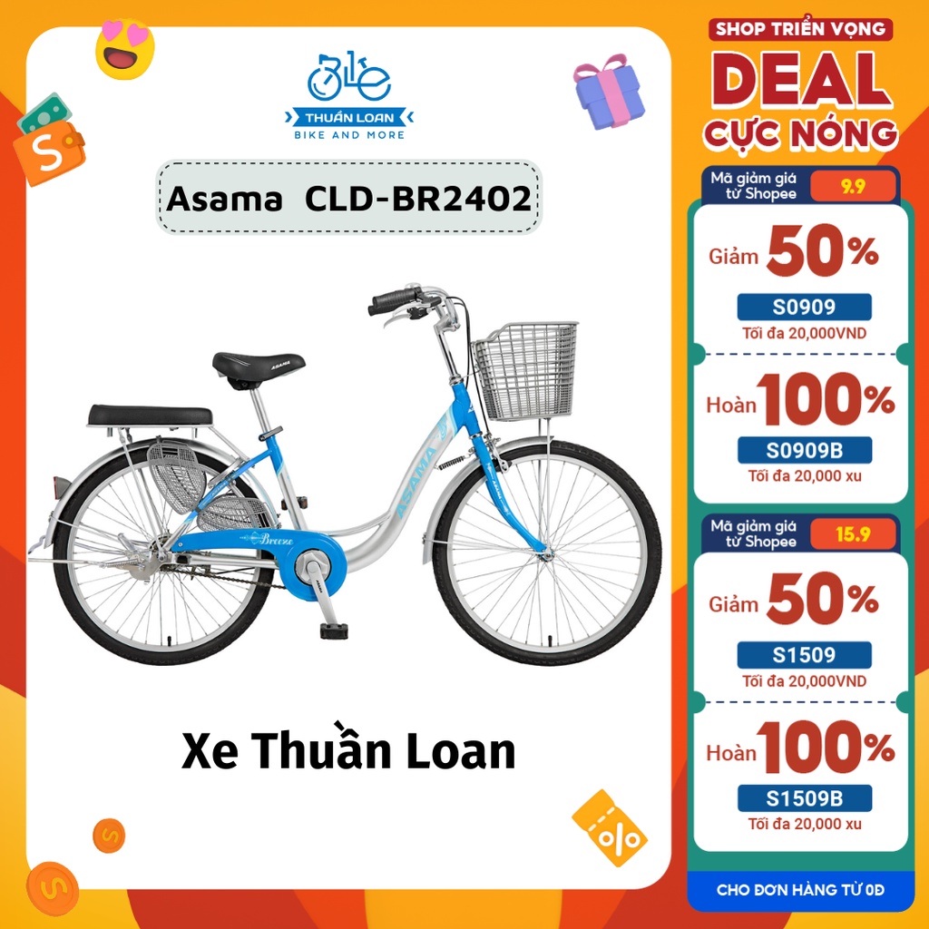 Xe Đạp Nữ Asama Breeze CLD-BR2402 24Inh