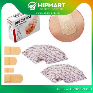 [RẺ VÔ ĐỊCH]Hộp 100c Băng Gạc Y Tế Tiệt Trùng Aid First