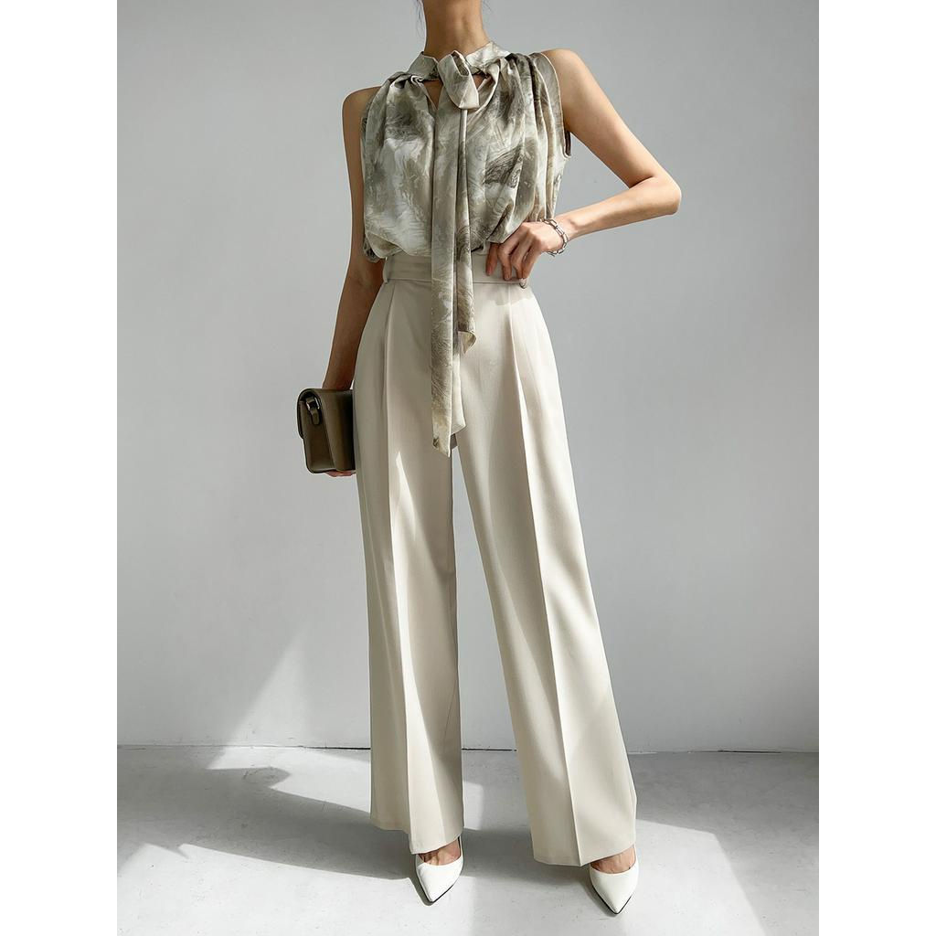 Áo Hai Dây Xếp Ly Thời Trang Mùa Hè Hàn Quốc 63963