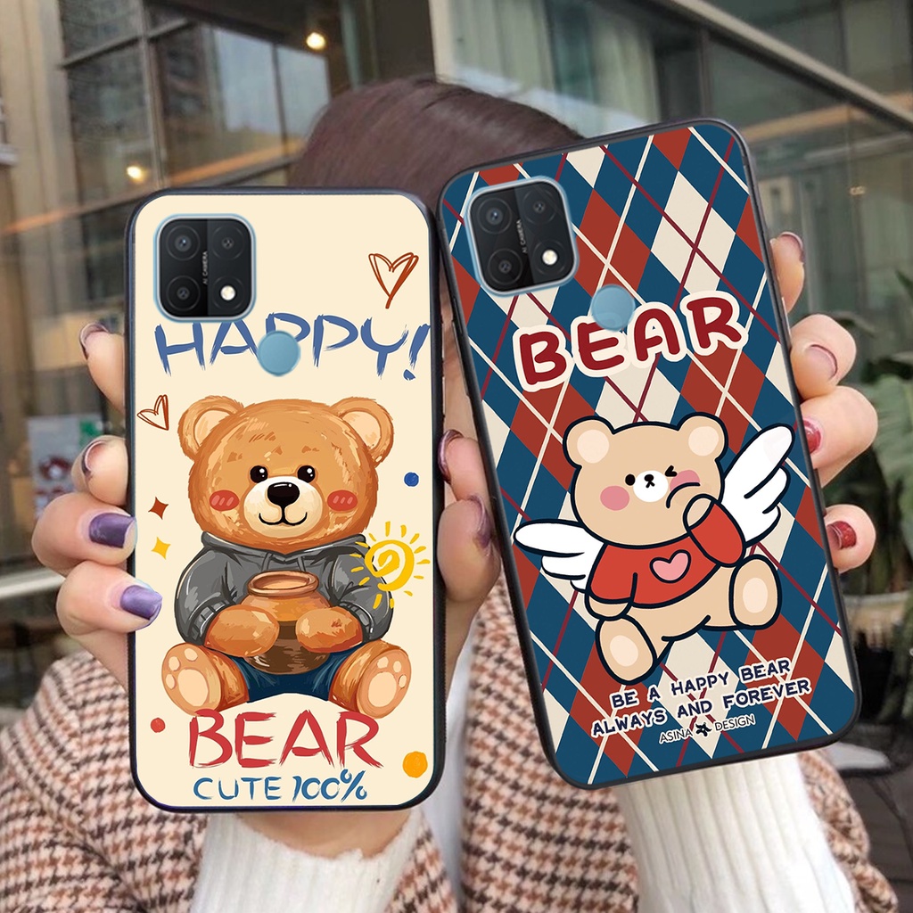 Ốp lưng Oppo A15 / A15s in hình cute, mẫu chú gấu siêu đẹp- GIÁ RẺ