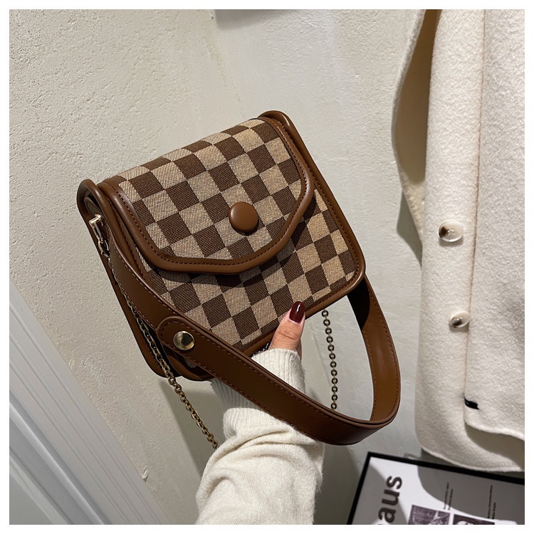 EnviroSax  Túi Đeo Chéo Nhỏ Hình Vuông Thời Trang Thu Đông 2022 Phong Cách Retro Cho Nữ CYR687