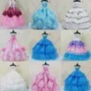 Bộ váy cho búp bê tkncshop