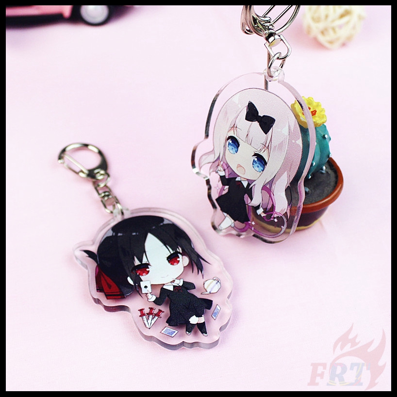 Móc khóa hình nhân vật Shinomiya Kaguya / Fujiwara Chika anime Love Is War 01 :6 độc đáo