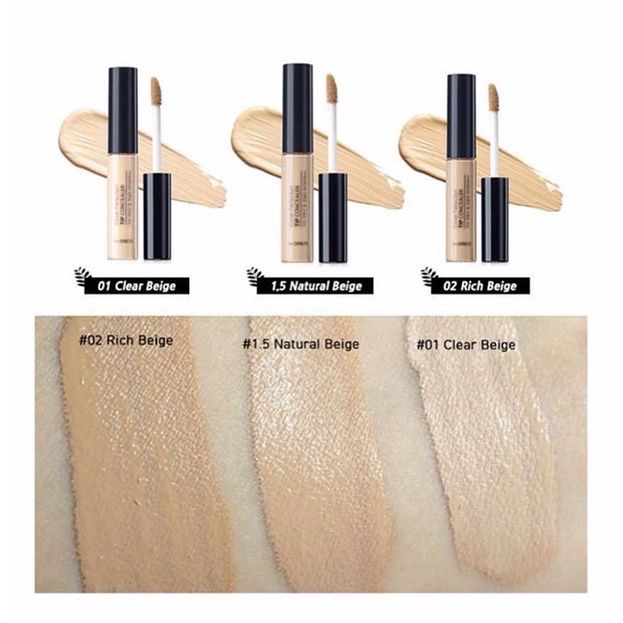 Kem che khuyết điểm The Saem Cover Perfection Tip Concealer 6.5g Che khuyết điểm, giữ lớp trang điểm tự nhiên, nhẹ nhàng, thoáng khí
