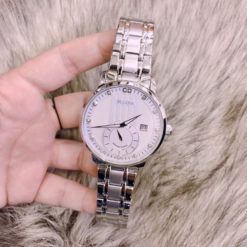 Đồng Hồ Nam Bulova 03 Kim Quartz Dây Kim Loại 40mm