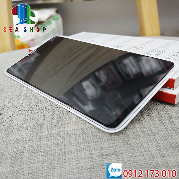Kính cường lực VIVO U10 - Full màn hình 9D- Kính chống vân tay - chống nhìn trộm