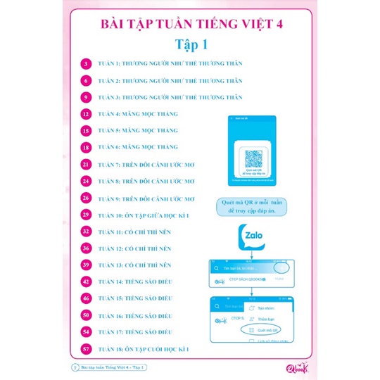 Sách lớp 4 - Bài tập tuần Tiếng Việt 4 tập 1 (theo chương trình mới của bộ Giáo dục)