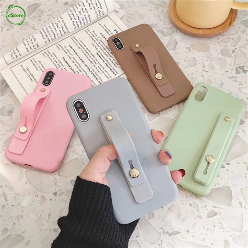 Miếng dán dùng để đỡ đIện thoại làm bằng nhựa màu trơn đơn giản
