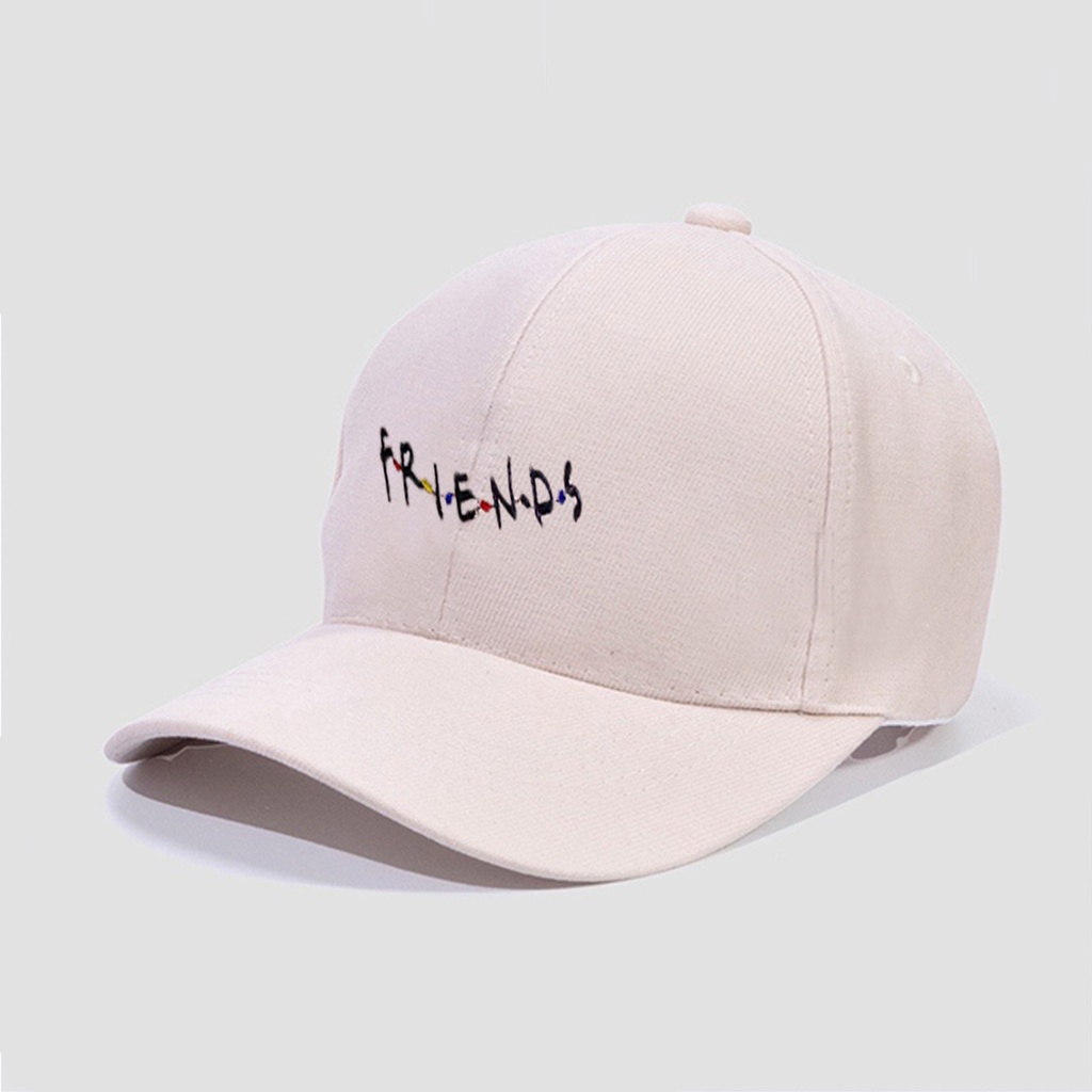 Mũ Lưỡi Trai Nón Kết Nhung Kaki Cao Cấp Thêu Chữ Friend 415 Phong Cách Ulzzang Form Unisex Nam Nữ - Hazo