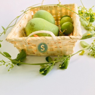 Khay đựng đồ có quay, Decor Trang Trí Nhà Cửa Bằng Tre Đan