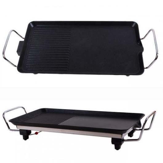 VỈ NƯỚNG ĐIỆN ELECTRIC BARBECUE PLATE - ĐEN  BẢO HÀNH 6 THÁNG - SIZE LỚN