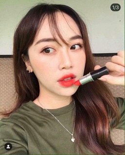 Son Mac 702 Dangerous Đỏ Cam fullsize