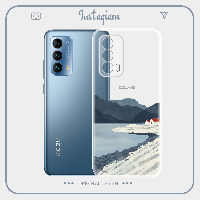 Ốp Lưng Trong Suốt Chống Rơi Cho Meizu 18pro 17 16 16xs V8 | BigBuy360 - bigbuy360.vn