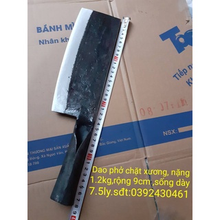 Dao chặt xương 1.2kg được làm từ thép nhíp xe ô tô .bảo hành 1 năm