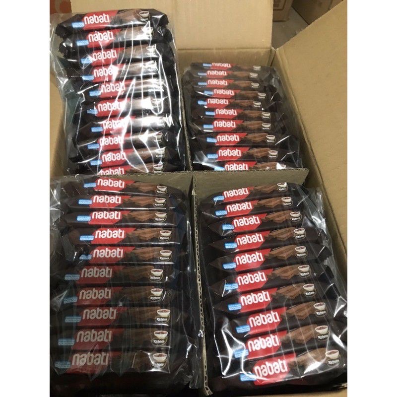 Lốc 10 gói bánh xốp Nabati vị phô mai / socola 20g