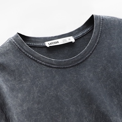 | Satoshi | Áo Thun Satoshi Wash SATS94 chất cotton có độ dày, mịn