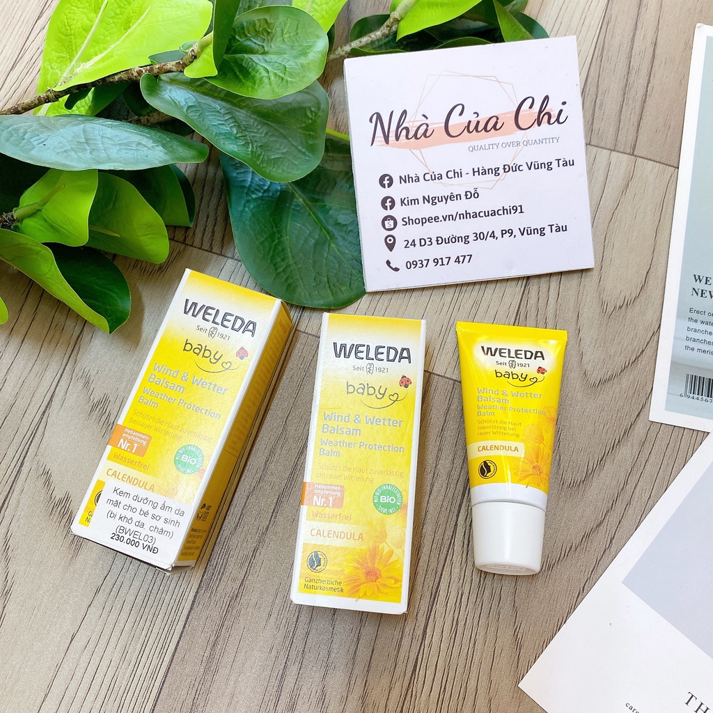 Kem dưỡng ẩm cho mặt của bé WELEDA- hàng Đức