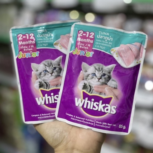  Whiskas gói 85g - Pate Mèo Gói