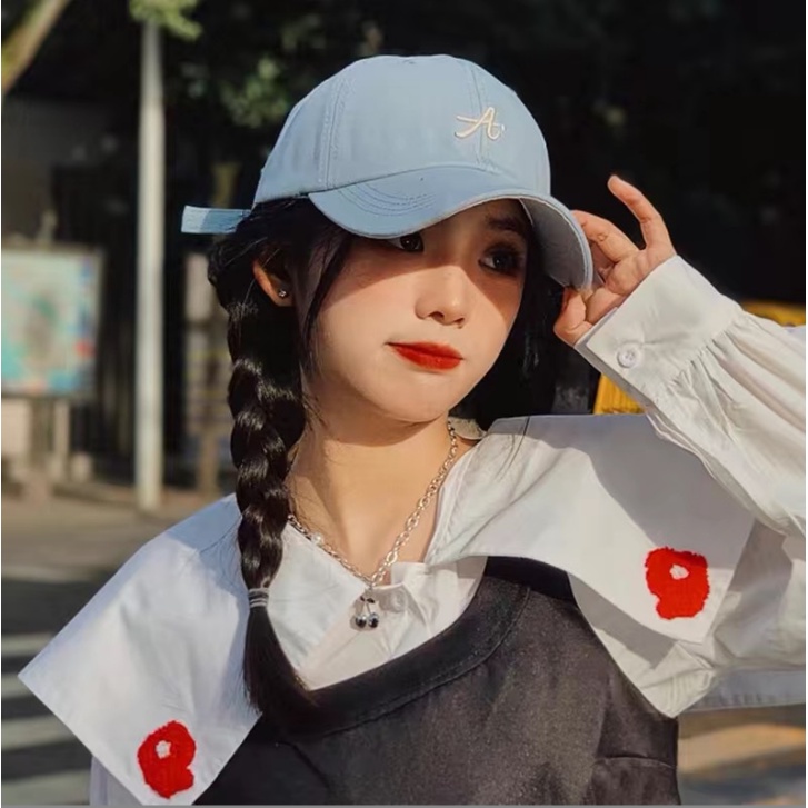 Mũ Lưỡi Trai Hoạ Tiết Chữ A Nón Kết Nam Nữ Fashion Phong Cách