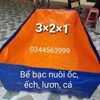 BỂ BẠT NUÔI CÁ, ỐC, ẾCH , LƯƠN ĐỦ KÍCH THƯỚC