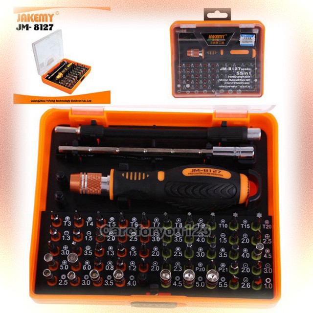 MẪU Bộ Tua Vít Đa Năng Jakemy Jm-8127 53 In 1 MỚI RẺ