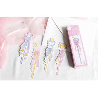 Bộ bookmark đánh dấu sách quyền trượng manga BM004