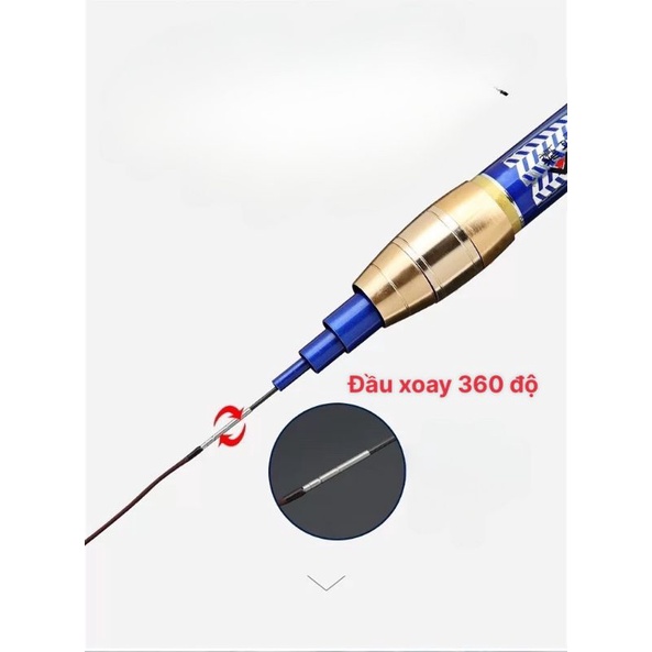Cần câu đài đơn đa năng Gama Shenchi tăng giảm độ dài cần theo ý thích, chất liệu carbon mềm và lớp lưới polytilen
