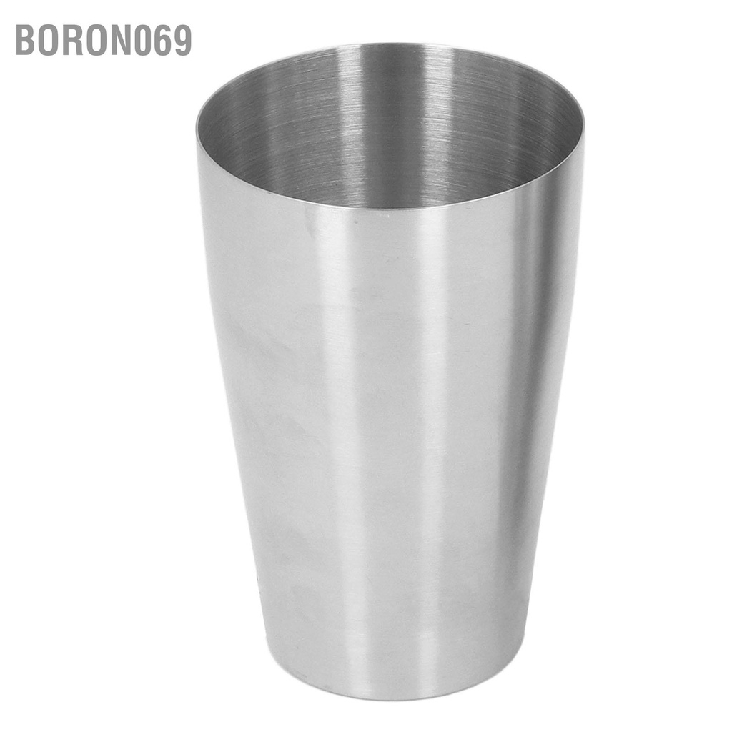 Boron069 Cocktail Shaker Cup Kit Bartender bằng thép không gỉ Lắc Tins Dụng cụ pha chế cho quầy bar