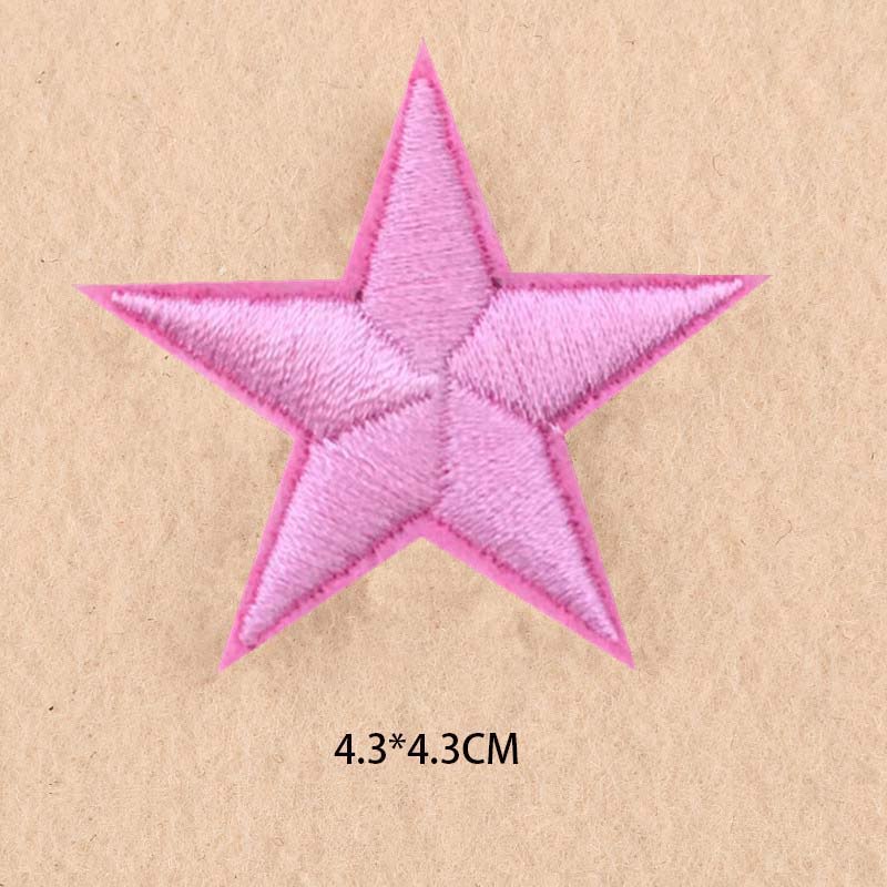 Sticker Ủi Thêu Hình Ngôi Sao Xinh Xắn