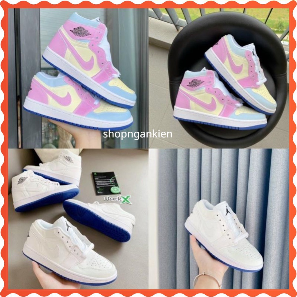 Giày thể thao Jordan đổi màu UV cổ cao cổ thấp cực hot, Giày sneaker JD1 đổi màu khi ra nắng nam nữ mới nhất 20