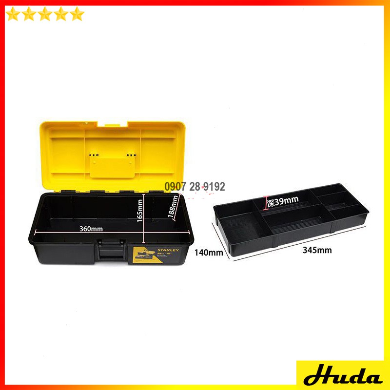 Thùng đồ nghề nhựa 15&quot; Stanley STST73697-8