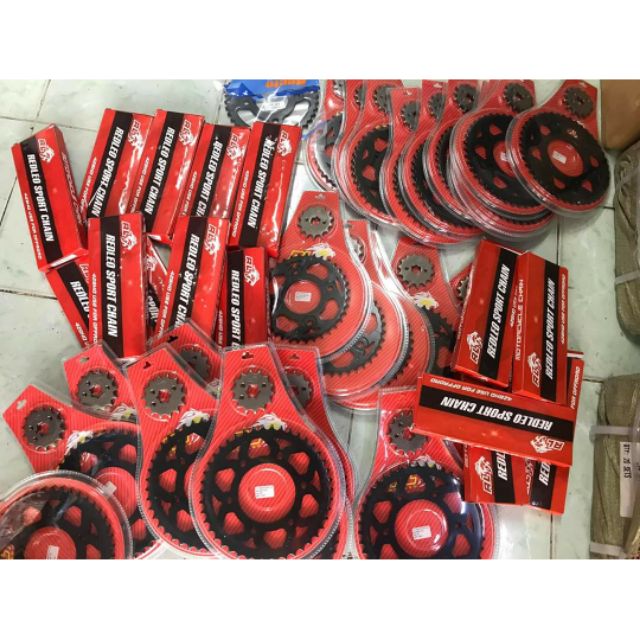 Nhông sên đĩa NSD REDLEO cho Exciter135/Wave/Dream/Satria/RaiderFi/Sirius