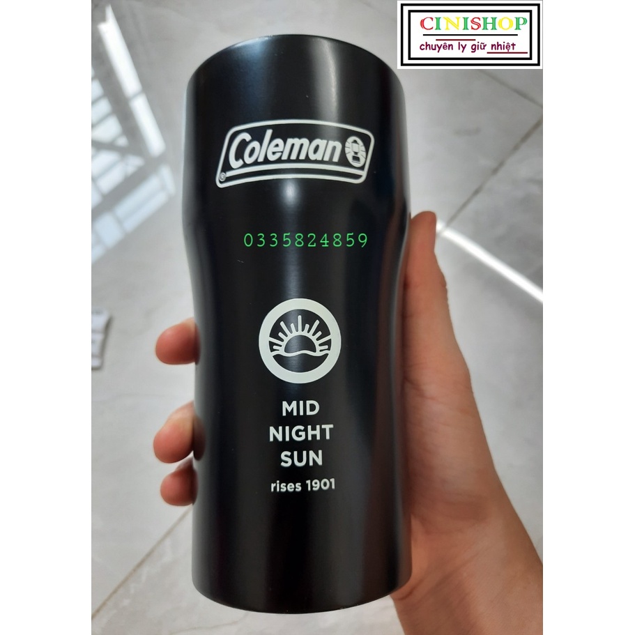 Ly Giữ Nhiệt Inox 304 Coleman 380ml Nhật Bãi_Kiểu Dáng Sang Trọng_CINISHOP