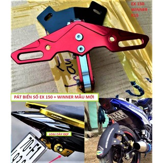 PÁT BIỂN SỐ GẬP MẪU MỚI EX 150 LOẠI DÀY ĐẸP - ĐỒ CHƠI XE MÁY