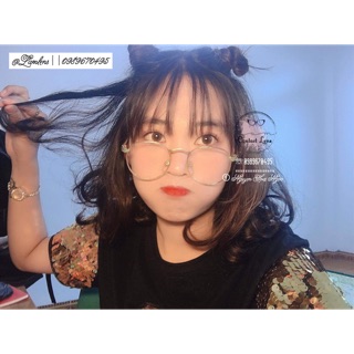 Kính áp tròng nâu mật ong sáng nhẹ