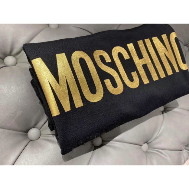 Áo Thun Dài Tay Thời Trang [  MOSCHINO_ ] Vàng Ánh Kim Nam Nữ Unisex AOTHUN268