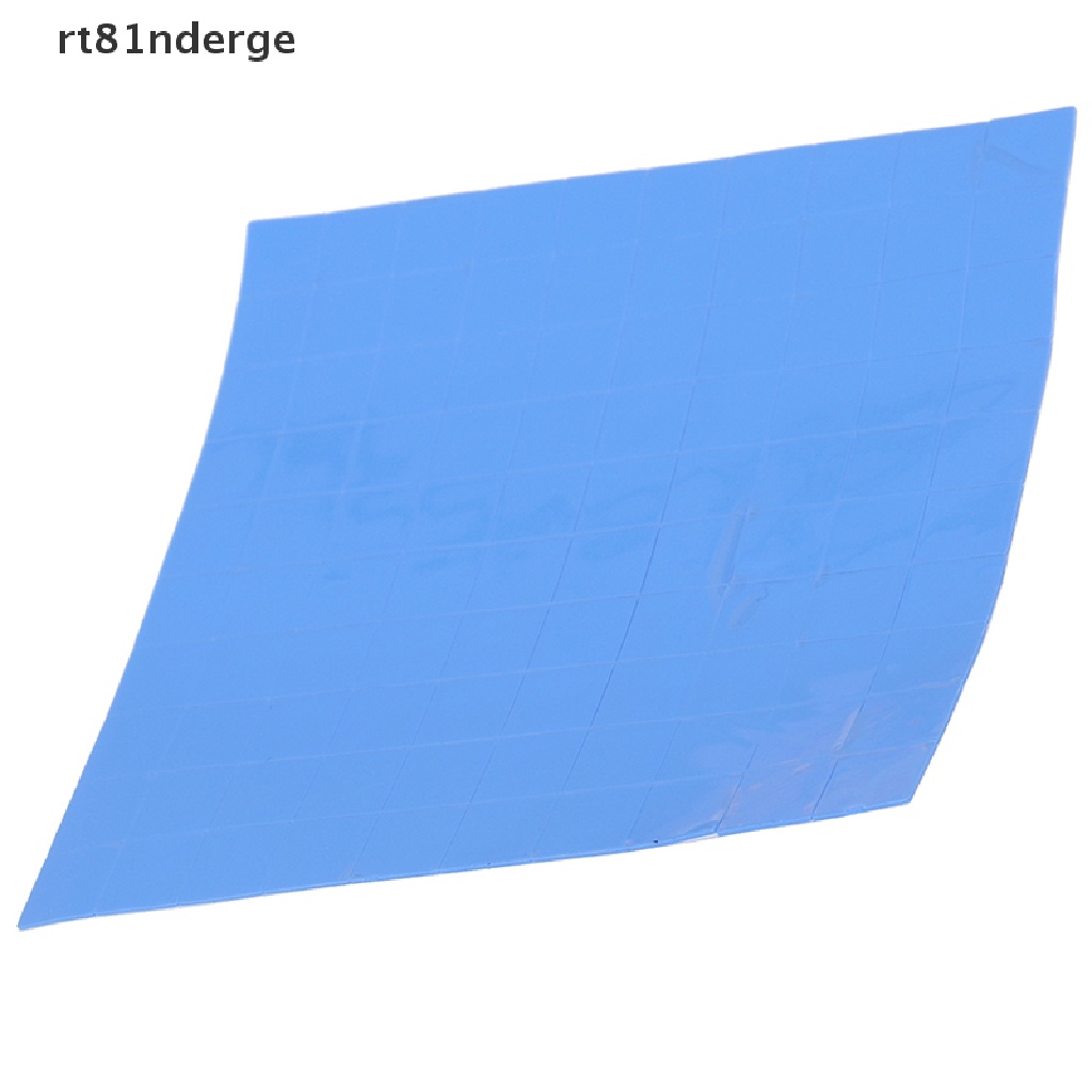 【ge】 100Pcs 10*10*0.5mm Thermal Pad GPU CPU Heatsink Cooling Conductive Silicone Pad .
