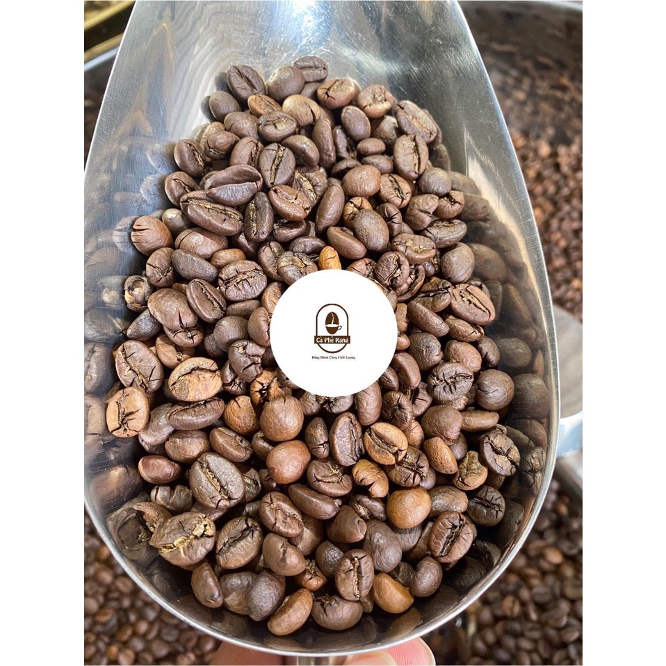 [Arabica + Robusta] Cafe Nguyên Hạt Rang Xay Tại Vườn (500gr)