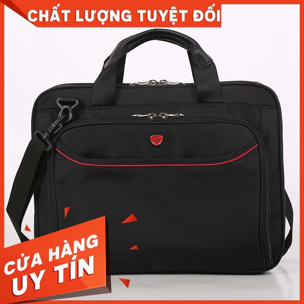 "HOT SALE" Cặp Latptop SAKOS WISDOM 20 (đen đỏ)