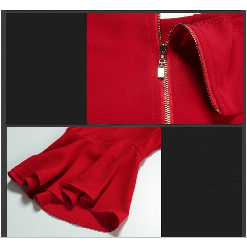 HE001 Áo chiffon nữ hè tay loe hàng nhập