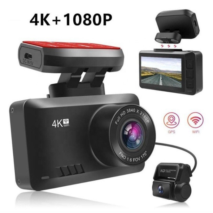 Sản Phẩm Camera hành trình ô tô cao cấp thương hiệu Phisung G3: 4K, Wifi, GPS, 2.45 inch | BigBuy360 - bigbuy360.vn