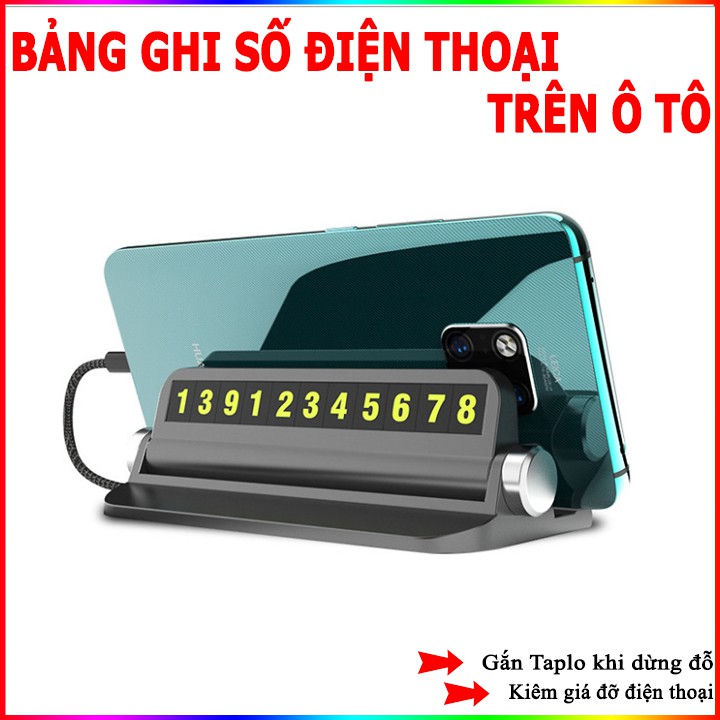 Bảng ghi số điện thoại kiêm giá đỡ trên ô tô khi dừng đỗ - Hàng đẹp giá tốt