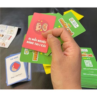 Thẻ Card Game Nhân Quả ( rèn tư duy cho trẻ )
