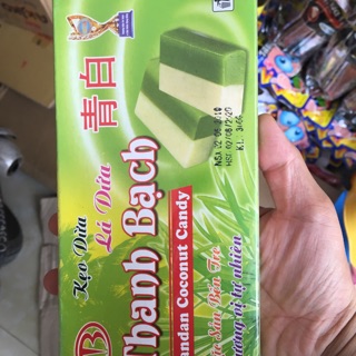 Kẹo dừa lá dứa đặc sản Bến tre - gói 300 gr, mua nhiều giảm giá