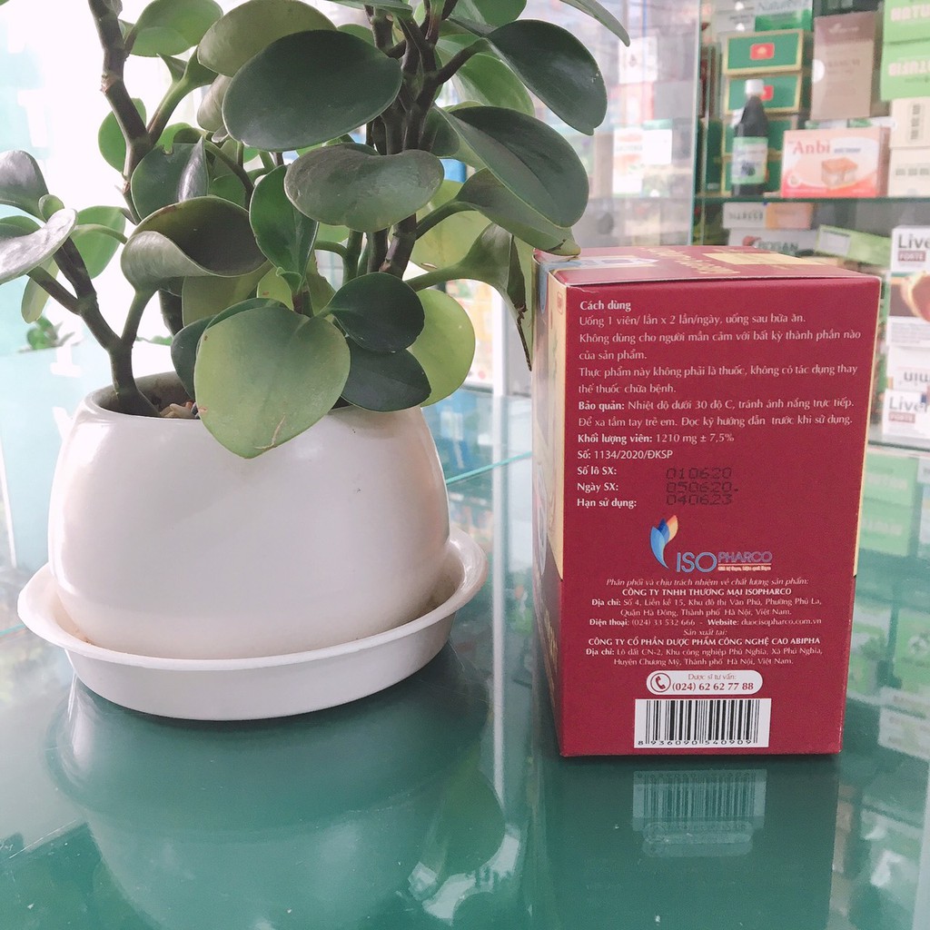 VITAMIN 8B WITH GINSENG + LINHZHI Isopharco - Hỗ trợ tăng sức đề kháng, phục hồi sức khỏe ốm dậy (100 viên)