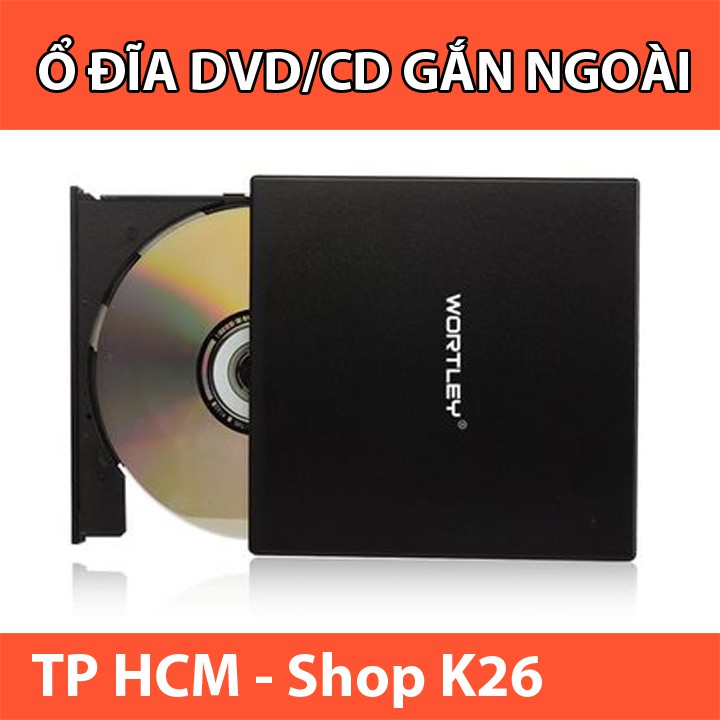 Ổ Đĩa DVD WOFTLEY Gắn Ngoài Dùng Để Đọc đĩa DVD Và CD