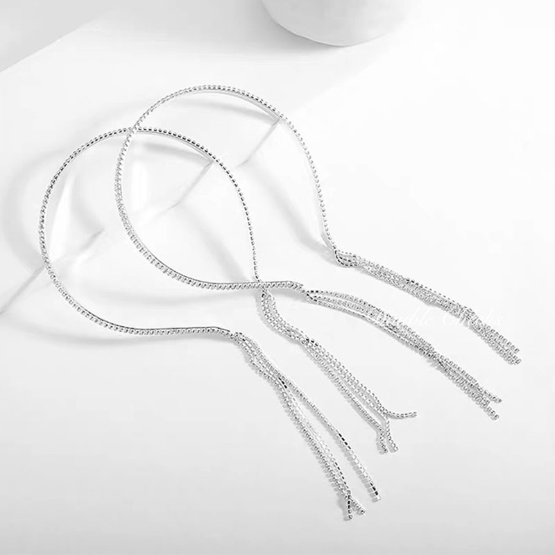 Cài Tóc Đính Đá Lấp Lánh Phong Cách Hàn Quốc Xinh Xắn Cho Nữ