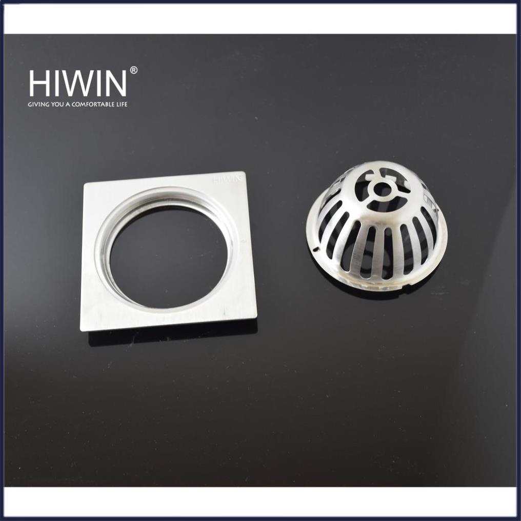 Cầu chắn rác ban công inox 304 thoát nước nhanh kích thước 120x120mm HIWIN FD-100