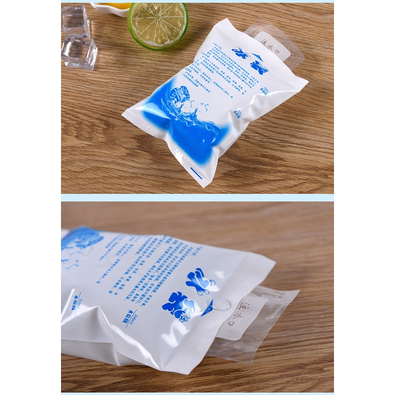 Túi đá gel khô 100/200/400/600/1000ml không chứa nước, bảo quản trái cây, thực phẩm tươi, bảo quản lạnh, vận chuyển